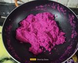 A picture of step 4 of Red Dragon Fruit Coconut Burfi.