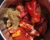 A picture of step 1 of Stuffed okra sabji.