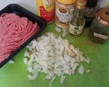 Foto langkah ke 1 dari resep Tumis Daging cincang isian lasagna.