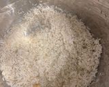 A picture of step 2 of Mexican Red Rice.