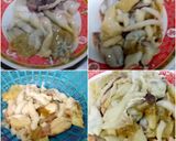 รูปขั้นตอนการทำที่ 1 ของ แกงกะทิไข่ปลาหมึกใส่กล้วยดิบ