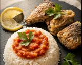 صورة لخطوة 5 من وصفة سمك بونيط بالأرز