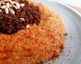Foto del paso 7 de la receta: Hummus a la sobrasada con carne especiada y piñones