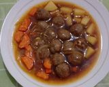 Foto langkah ke 7 dari resep Semur Bola Daging.