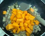 A picture of step 4 of Pumpkin and salt fish stew (veggie).