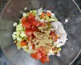 A picture of step 5 of Fifty fifty open sandwich.