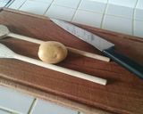 A picture of step 1 of Hasselback Potatoes.