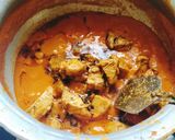 A picture of step 4 of Butter chicken masala.
