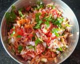 A picture of step 3 of Ragi Uttapam.
