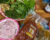 รูปขั้นตอนการทำที่ 1 ของ ผัดเผ็ดไก่ใส่กระวาน