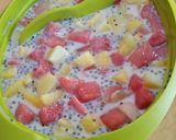 Foto langkah ke 3 dari resep Es semangka susu.