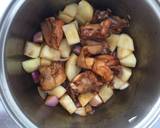 Potato stew chicken recipe step 2 photo