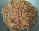 A picture of step 3 of Coconut laddus.