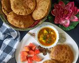 मसाला पूरी (masala poori recipe in Hindi) रेसिपी चरण 6 फोटो
