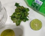A picture of step 1 of Virgin Mojito.