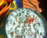 A picture of step 4 of Spring onion Raita.