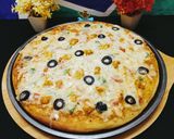 A picture of step 5 of Creamy Sauce Pizza 🍕🍕.