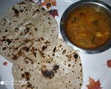 आलू टमाटर की सब्जी और रोटी (Aloo tamatar ki sabzi aur roti recipe in Hindi) रेसिपी चरण 5 फोटो