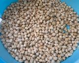 Une image de l'étape 1 de Soupe aux pois-chiches, chou cœur de bœuf, et velouté de légumes.