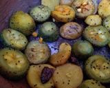 A picture of step 4 of Kankada and Potato fry.