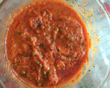 A picture of step 10 of Mutter paneer in microwave.