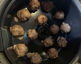 A picture of step 1 of Swedish meat balls.