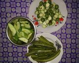 Foto langkah ke 5 dari resep Sambel belacan (terasi) dan lalapan.