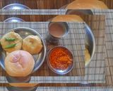 A picture of step 5 of Vada pav - Besan Curry Dry Chutney 🥰.