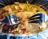 A picture of step 7 of Crockpot Zesty 2-Bean Shredded Chicken Chili.