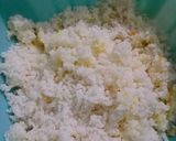 A picture of step 2 of Rice balls with leftover rice.