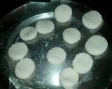 A picture of step 2 of Rasabali oriya sweets.