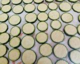 A picture of step 1 of Zucchine alla scapece.