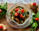 A picture of step 6 of Spinach potatoes bhaji (palak batata bhaji).
