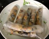 Hình bước làm 3 của món Bánh cuốn chay