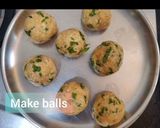 A picture of step 1 of Kofta curry no deep fried.