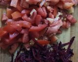A picture of step 1 of Beetroot rasam.