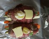 รูปขั้นตอนการทำที่ 1 ของ Staffed steak roll with puree