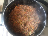 Rollitos de hojaldre, rellenos de carne 🍖 y vegetales 🥬