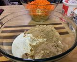 A picture of step 2 of Apple salad.