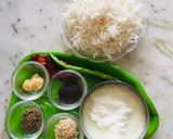 A picture of step 1 of South Indian style curd rice.