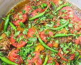 A picture of step 17 of Veal Biryani (Bachia ke gosht ki biryani).