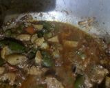 A picture of step 3 of Leyard parda biryani.