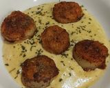 Foto langkah ke 11 dari resep Pan seared scallop with creamy lemon butter sauce.