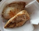 Csirkés sajtkrémmel töltött, zöldséges palacsinta recept fázis 2 fotója