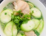 Hình bước làm 4 của món Canh mướp thịt gà