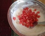A picture of step 2 of Pomegranate raita.