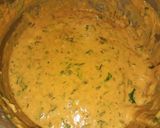 A picture of step 5 of Gujarati kadhi methi Na gota.