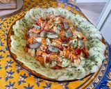 Une image de l'étape 12 de Salade de riz et fèves aux carottes, concombre et tomates.