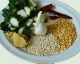 A picture of step 2 of Ridge gourd chutney.