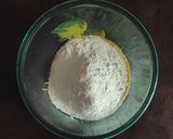 A picture of step 2 of Milk, Turmeric, and Potato Focaccia with Herbes de Provence.